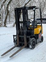 БУ ВИЛОЧНЫЙ ПОГРУЗЧИК DAEWOO G15S2  / ДВИГАТЕЛЬ и УПРАВМОСТ ПОСЛЕ КАПРЕМОНТА / В ОТЛИЧНОМ СОСТОЯНИИ